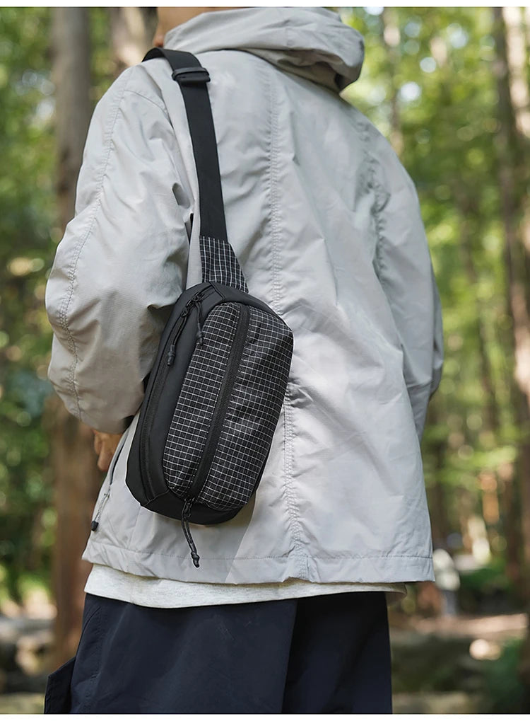 2025 New Pattern Lightweight Waterproof Nylon Fabric Small Square Bag for Women - Single Shoulder Crossbody Compact Bag for Mobi