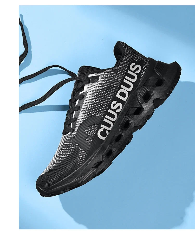 Men's Running Shoes Outdoor Couple Trainer Race Sneakers Off-road Shoes Cushioning Jogging Non-Slip Breathable Mesh Luxury Shoes