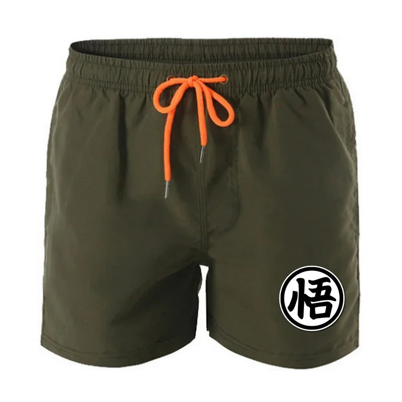 Men's Breathable Swimsuit Shorts, Sexy Swim Trunks, Low-rise Casual Board Shorts, Surf Volleyball Drawstring Boxers Summer S-4XL
