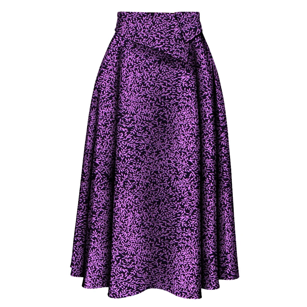 African Skirt for Women New Trendy Ankara High Waist  Ankara Print Long Skirt for Ladies Party Clothing Wy10278