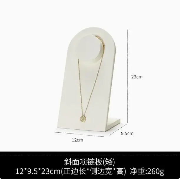 High end showcase jewelry display props, rings, necklaces, earrings display racks, counters, jewelry display sets, and tables
