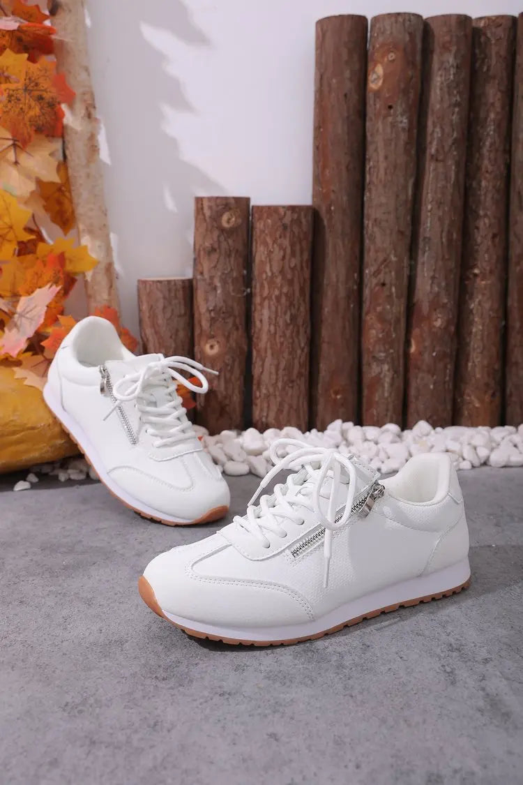 Roman Trendy Spring/Autumn Running Shoes Student Campus Flat Vulcanized Shoes Fashion Sneakers Casual Comfortable Round Head