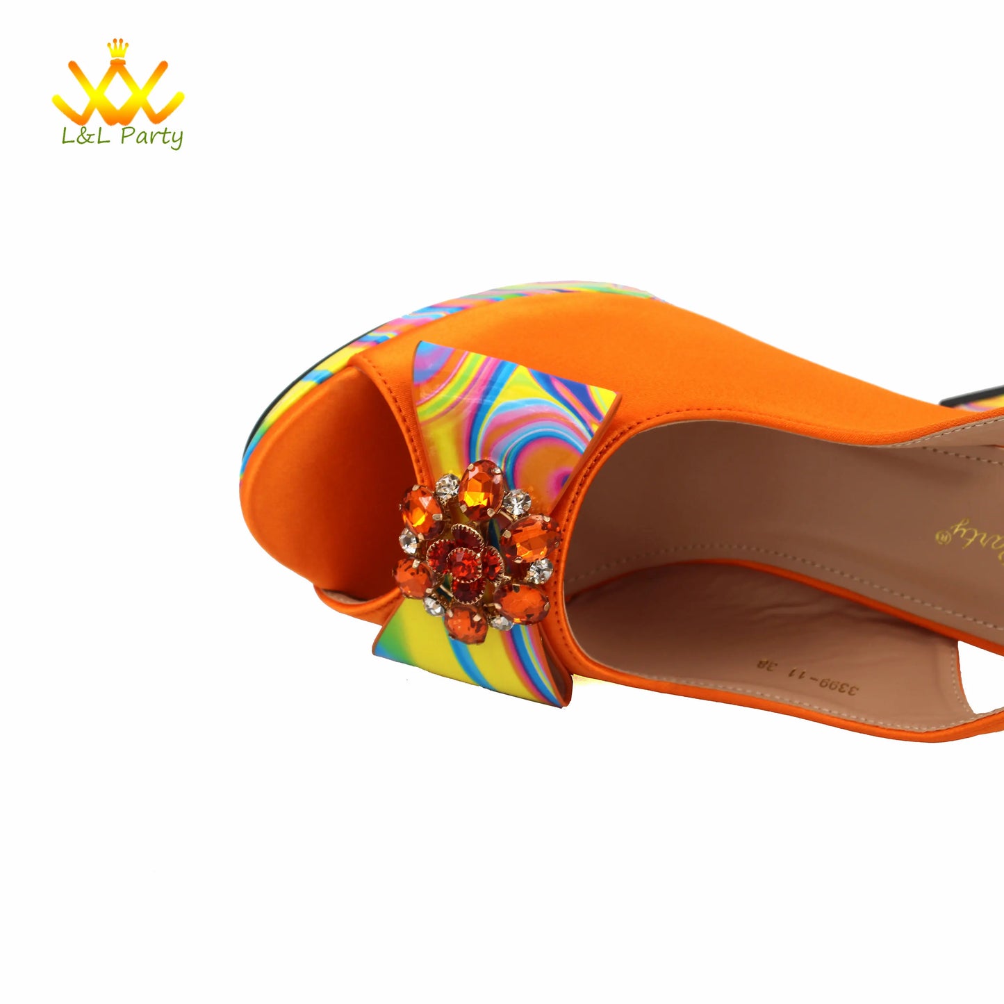 Coffee Color INS Hot Sale New Arrivals 2024 Italian Design Shoes Matching Bag Set Super High Heels Pumps for Garden Party