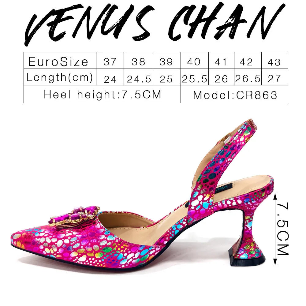 Italian Design African Ladies Party Shoes and Bag Nigerian Fashion Lace Mini Bags and High Heel Pointed Shoes