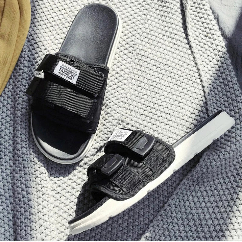 Trendy and Fashionable Sandals and Slippers 2023 Summer New Daily Outwear Slippers Couples Versatile Classic Casual Slippers