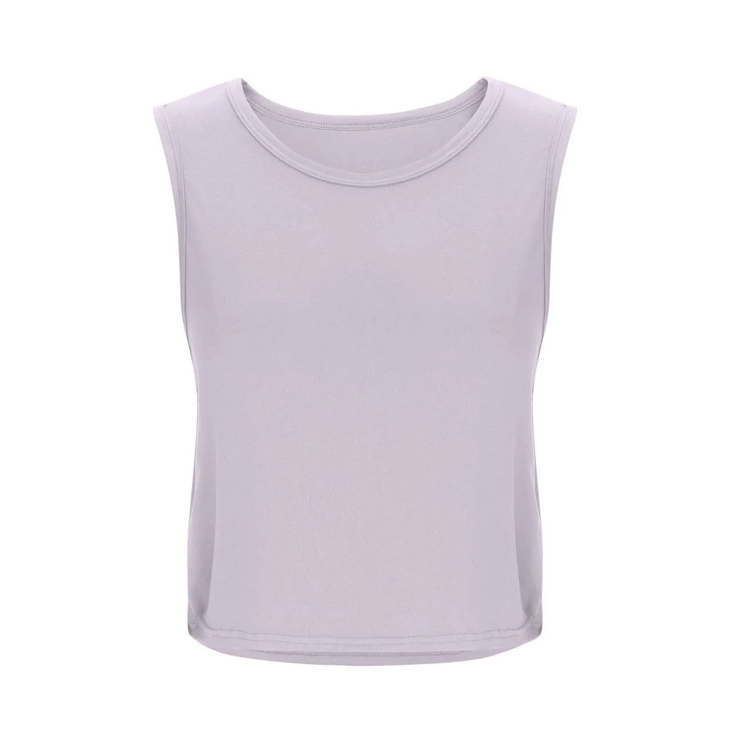 Women Sleeveless Yoga Top Breathable Gym Vest Tank Crop Top Running Tee