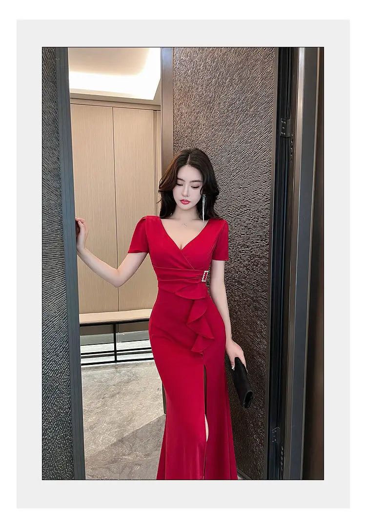 Sexy Evening Dress for Women in 2025 Slim and Slim Nightclub
