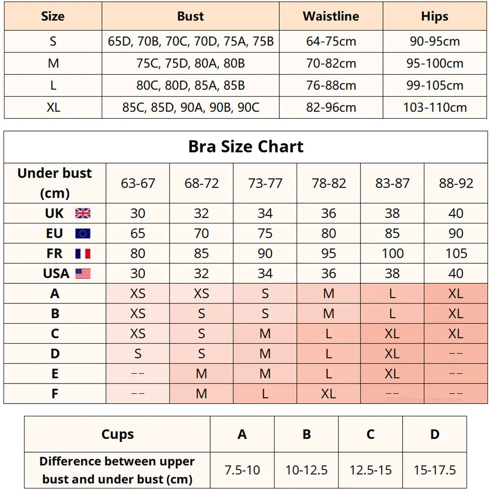 Women Sexy Lingerie Three Piece Set Chain Neck Waist Seal Heavy Craft Sexy Lingerie Outfit Intimates Erotic Costume Ropa Mujer