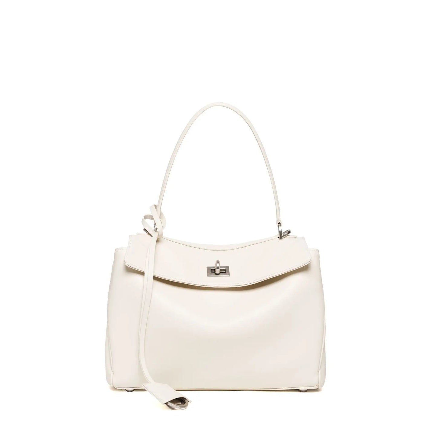 2026 large Genuine leather shoulder bag armpit top layer cowhide large capacity women's commuting high-end tote bag