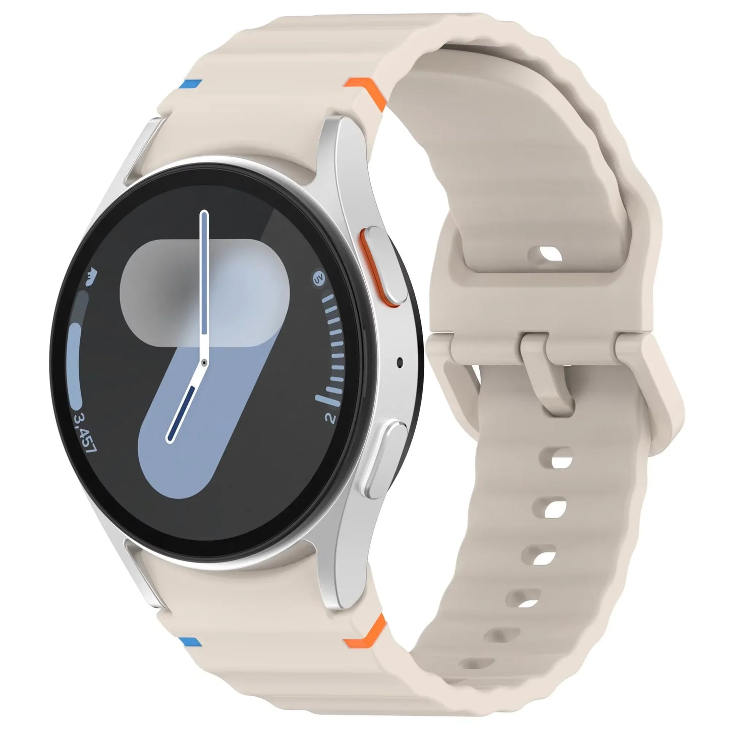 Silicone Strap for Samsung Galaxy Watch 7 6 5 4 44mm 40mm Original No Gaps Sports Band Accessories for 6/4 Classic 47mm 46mm43mm