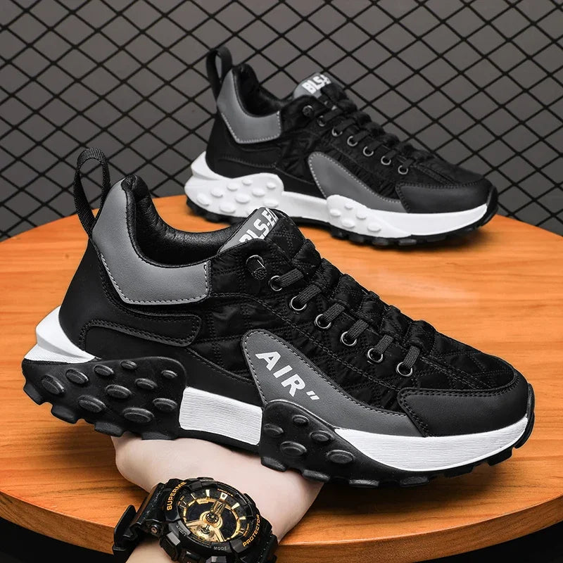 Hot Sale Men's Running Shoes High Quality Sneakers Fashion  Breathable Mens Vulcanized Shoes Outdoor Platform Men Casual Shoes
