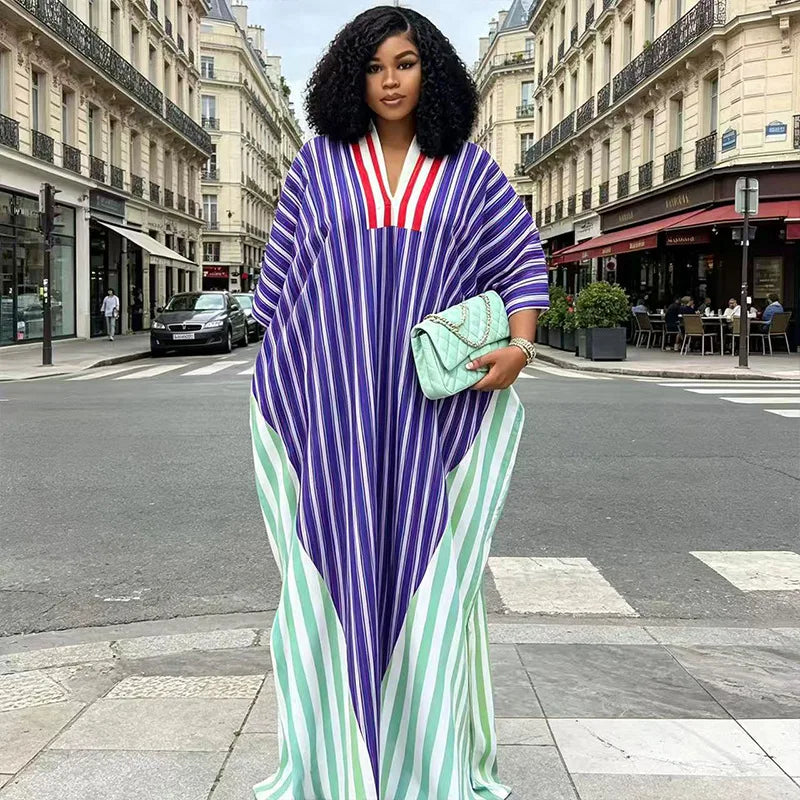 African Dresses for Women Traditional Africa Clothing Dashiki Ankara Gown Abayas Robe Muslim Kaftan Maxi Long Dress Outfits