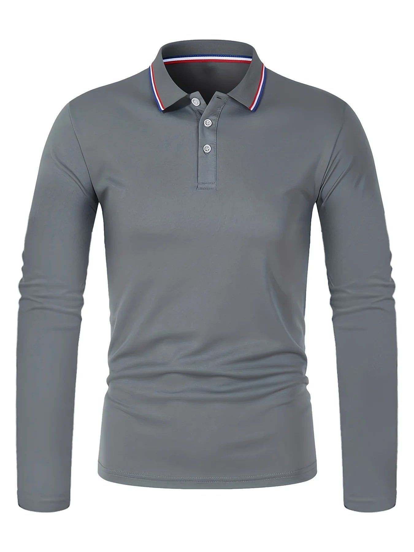 Men's Spring and Autumn Casual Breathable Comfortable Polo Shirt Hot Selling Fashion Men's Business Long Sleeve T-Shirt