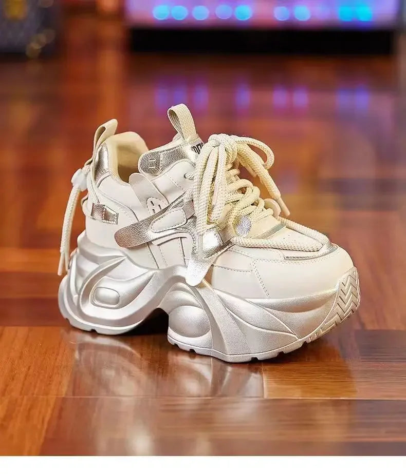 High Quality Spring Autumn Women Platform Sneakers Chunky Shoes Sport Vulcanized Shoes Female Casual Shoes 2026 New