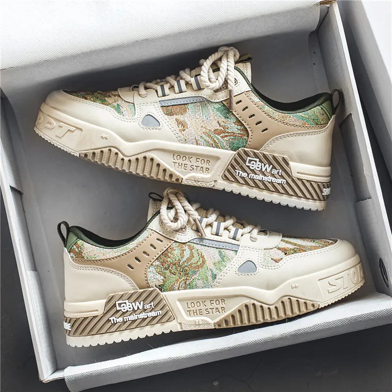 Men's Sneakers Spring Autumn 2024 Outdoor Sport Shoes For Men Fashion Vulcanized Shoe Tenis Para Hombre Men's Flats Shoes Luxury