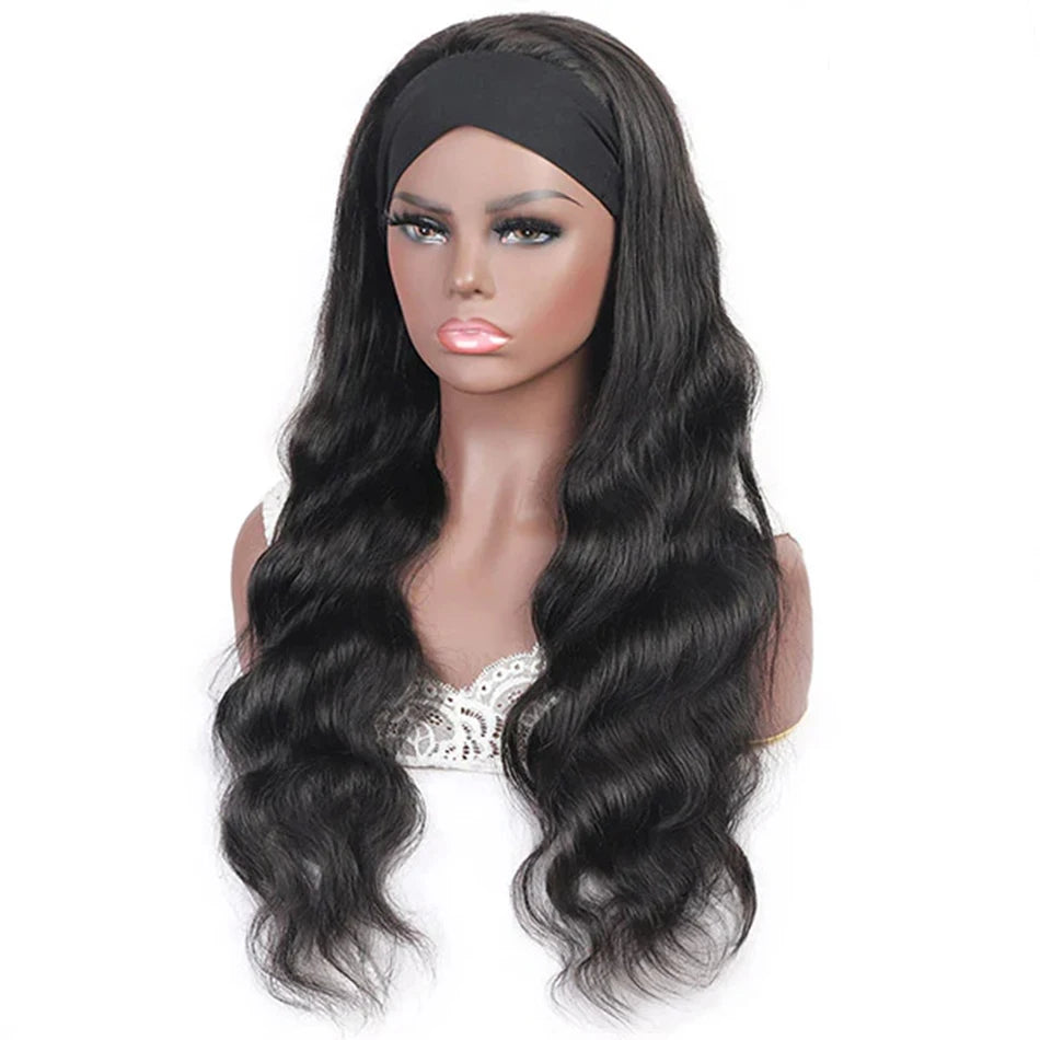 Body wave Headband Wig Human Hair Wigs For Women Brazilian Body Wave Glueless Wigs Virgin Human Hair Wig Machine Made Wig 250%