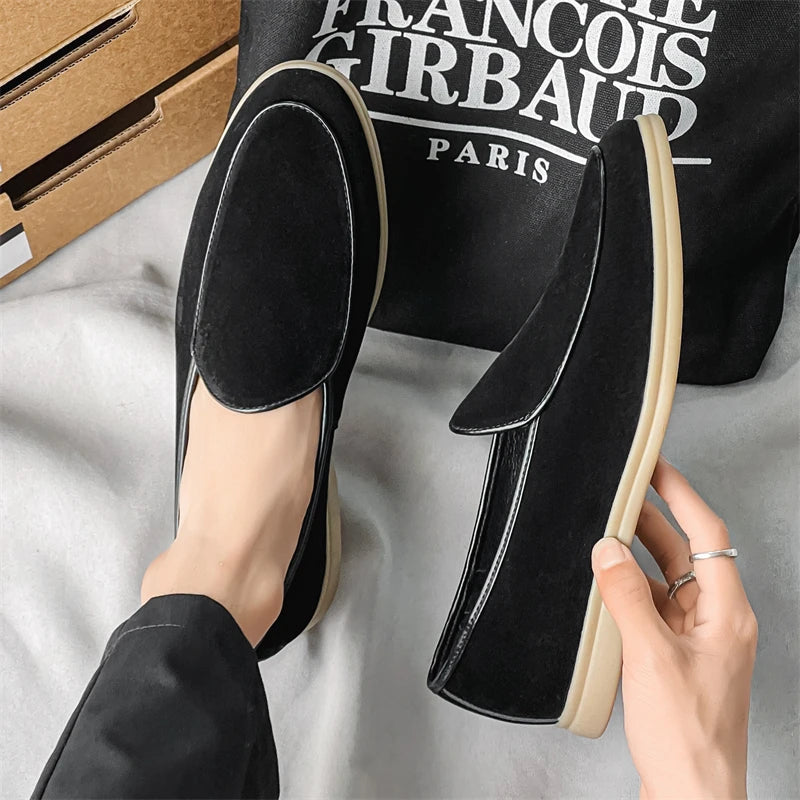 Fashion Men's Casual Shoes Men Horsebit Loafers Moccasins Mens Party Wedding Shoe Light Comfortable Driving Flats