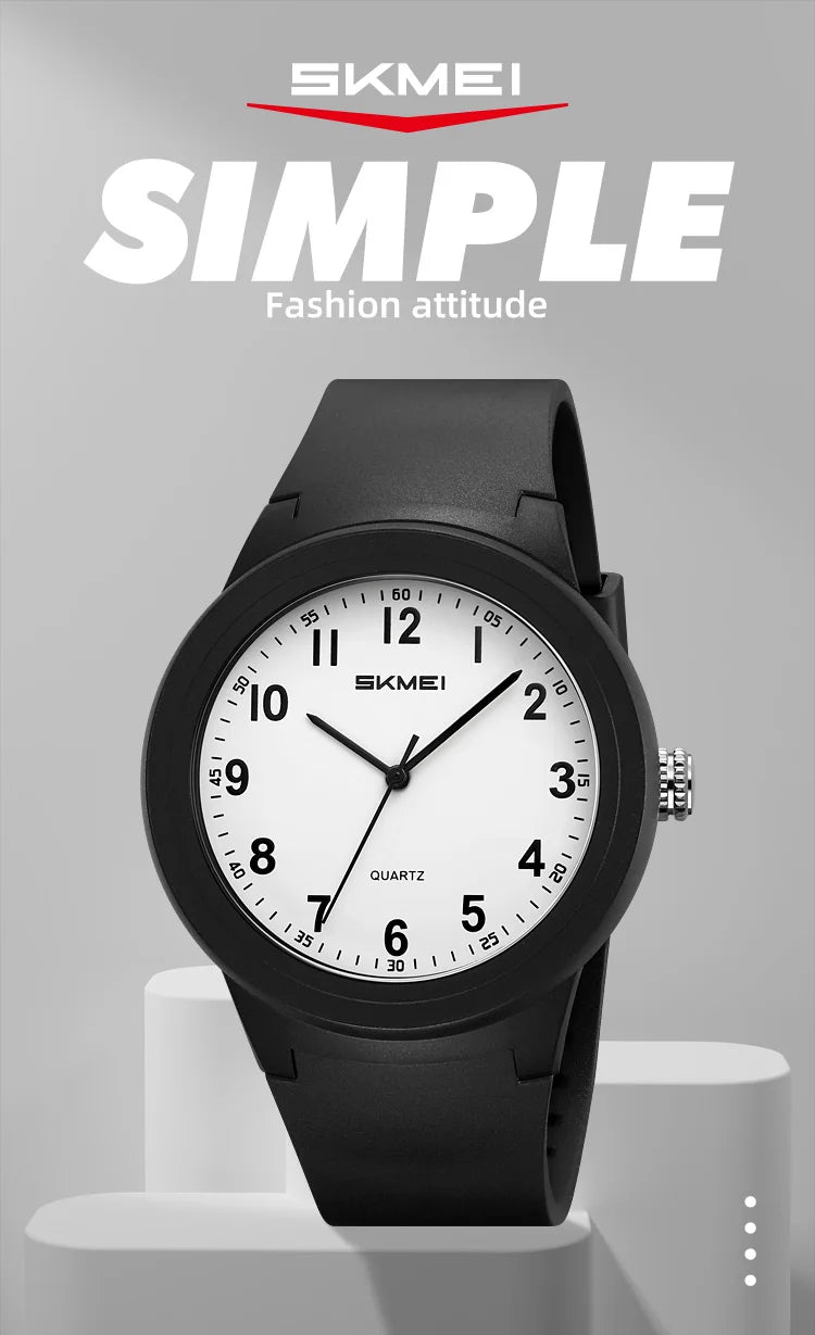 SKMEI 2469 Men Fashion Simple Waterproof Watches Ultralight Sports Quartz Mens Wristwatches Shockproof Clock 2108 Reloj Hombre