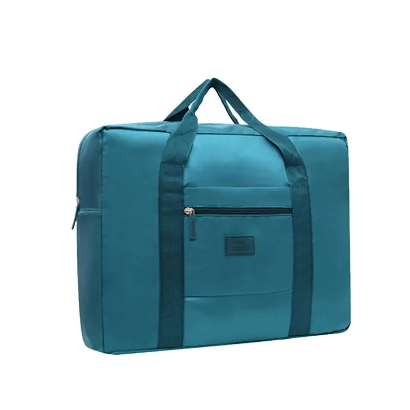 Lightweight Foldable Travel Duffel Bag Unisex Tote Carry-On Luggage for Weekenders Overnight Stays Trips Suitcase Organiser Bags