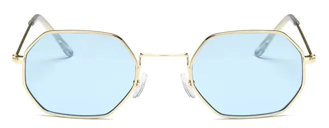 Clearance Metal Vintage Sunglasses Women  Men Luxury Brand Double Bridge Glasses Women Designer Eyewear Men Oculos De Sol BAZAARHUBO