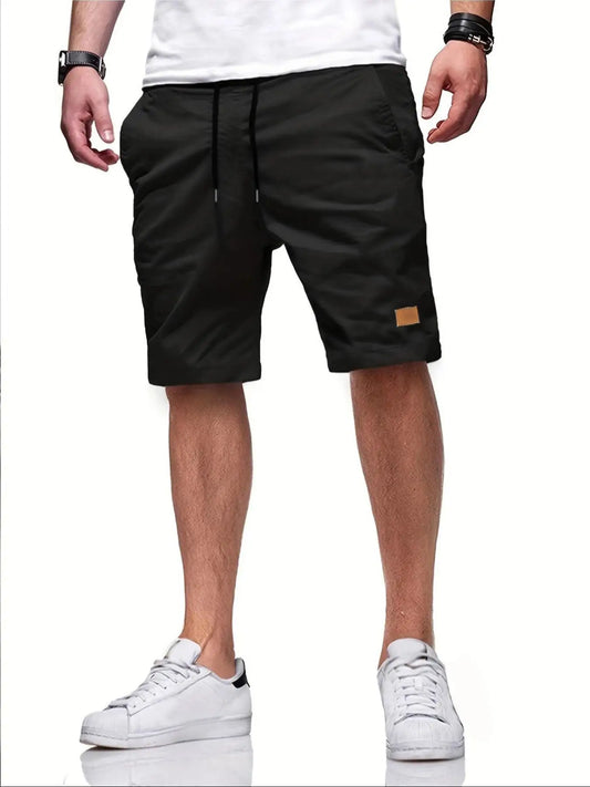 New Men's Casual Short, Bermuda Short, Fitness Jogging Short, Vintage Elastic Waist Cargo shorts