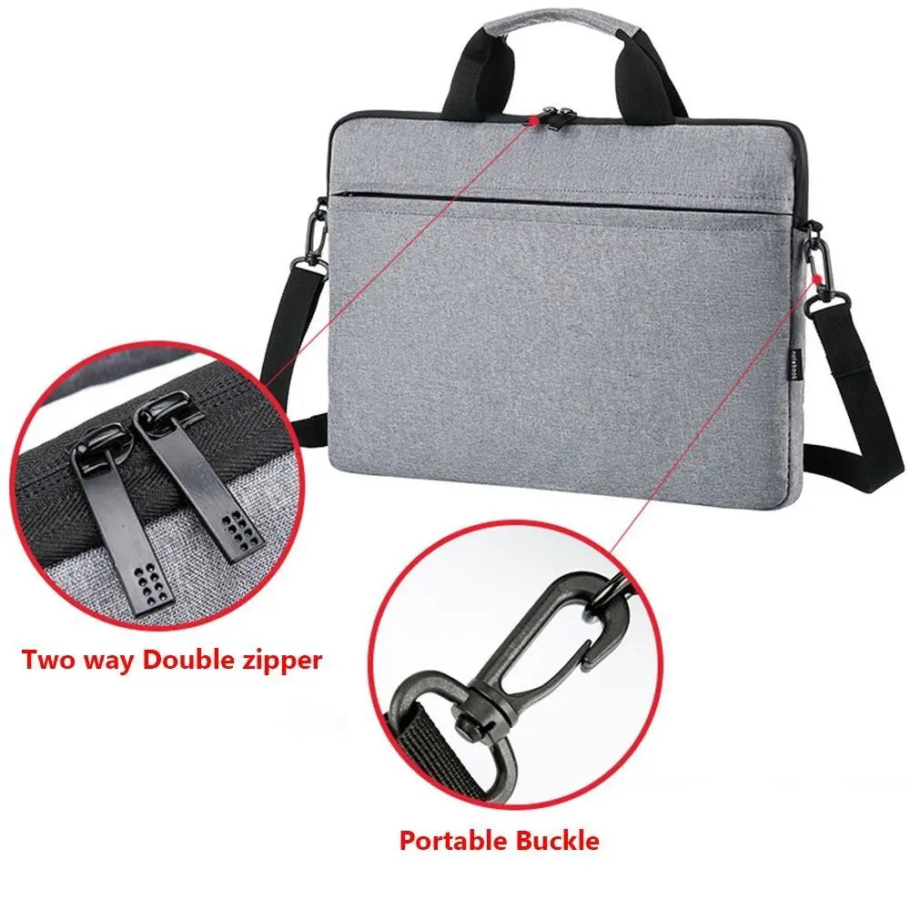 Universal Shockproof Laptop Sleeve Case Large Capacity Ultra Thin Shoulder Bag Business Fashion Laptop Handbag