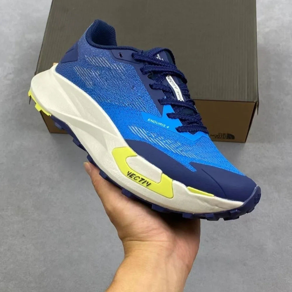 Non-Slip Shock-Absorbing Durable Breathable Cushioned Grip Unisex Trail Running Shoes for Outdoor Hiking Walking Casual Travel