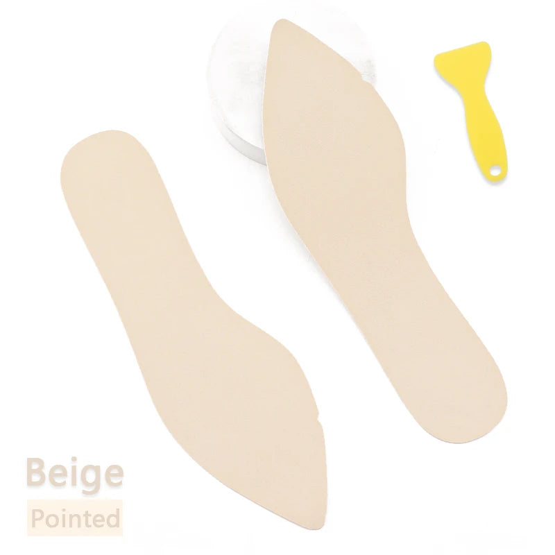 Leather Insole for Shoes Sandals High Heels Half Pads Non-slip Insert Women Ultra-thin Sweat-absorbing Breathable Can Be Pasted