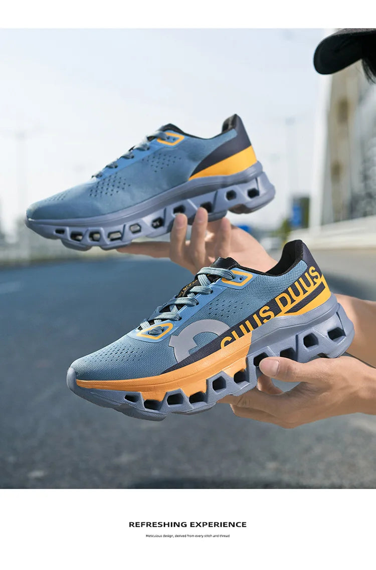 Men's Cushioning Running Sneakers | Lightweight Non-Slip Athletic Shoes