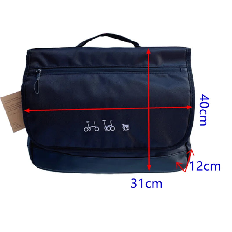 Bicycle Bags & Panniers Use For Brompton Birdy BYA412 Folding Bike Front Storage Bag handbag With Bags Mount Rainproof Cover