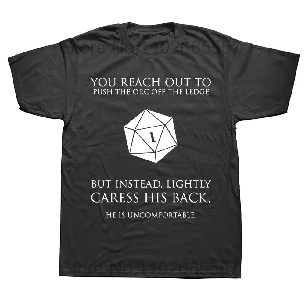 Mathematical Formula Tshirt Pattern Street Wear Short Sleeve I Have a Plan D20 Dice RolePlaying Game Tshirt Women Men Edition
