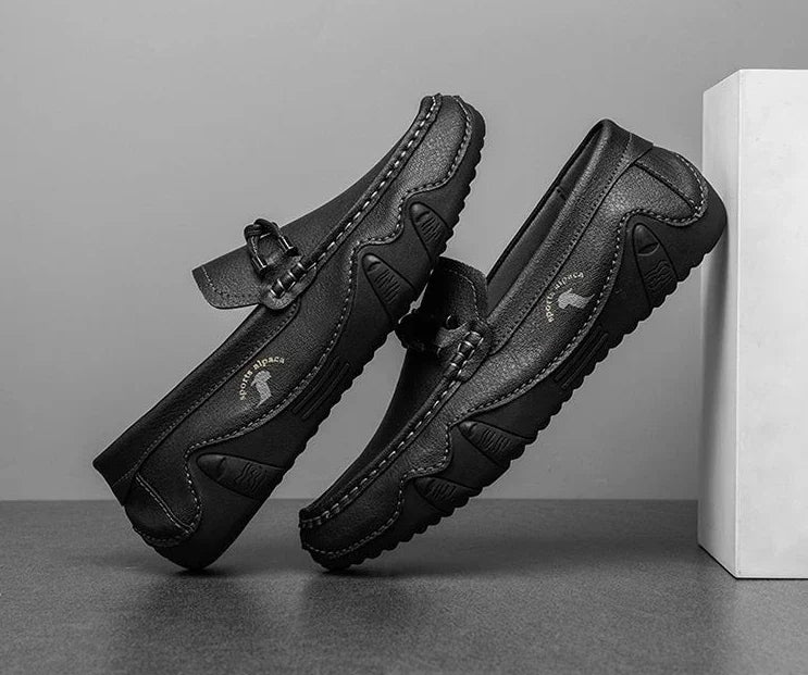 Man Casual Shoe Slip-on Loafers Leather Shoes for Men Retro Size 45 Common Designer Shipping Free Sale Luxury Elegant Low Price