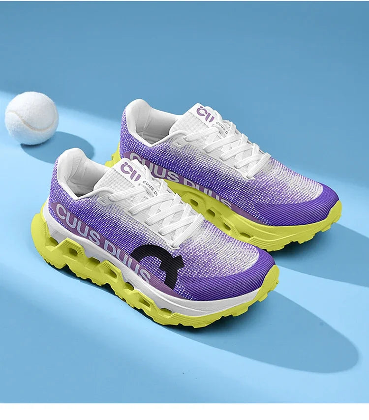 Men's Running Shoes Outdoor Couple Trainer Race Sneakers Off-road Shoes Cushioning Jogging Non-Slip Breathable Mesh Luxury Shoes
