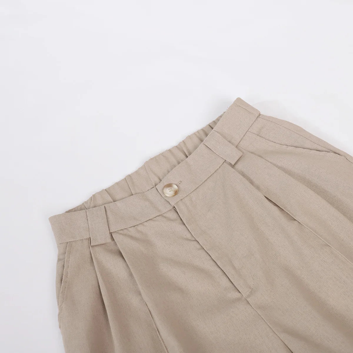 Sleeveless Vest Jacket Top Casual Pants Two-piece Set For Women's Wide Leg Pant Sets Sexy Summer Boho Cotton Linen Ladies Suits