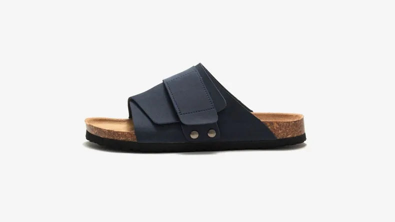 Wmen's Cork slippers casual breathable comfort sandals summer flip flops beach Muller outdoor fashion men‘s shoes