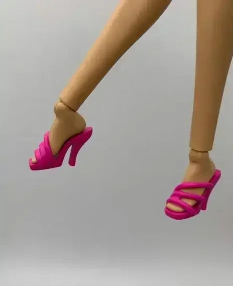 Miniature Doll Shoes | High Heels & Flat Shoe Accessories for 1/6 Scale BB Dolls