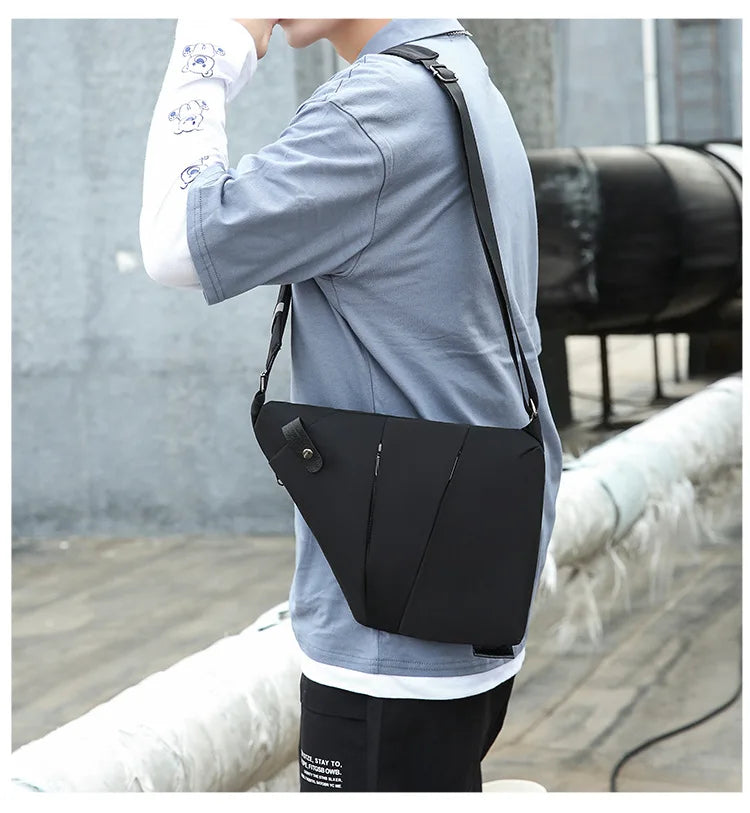 New Multifunction Chest Bags Anti Theft Single Crossobdy Bags for Men Waterproof Male Cross Body Messenger Bag Fanny Pack Sac