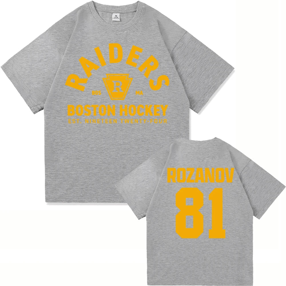 24 Hollander Montreal Voyageurs ClubT Shirt Fashion Men/Women TV Heated Rivalry Ilya Rozanov 81 T-Shirt High Quality Tees Shirts