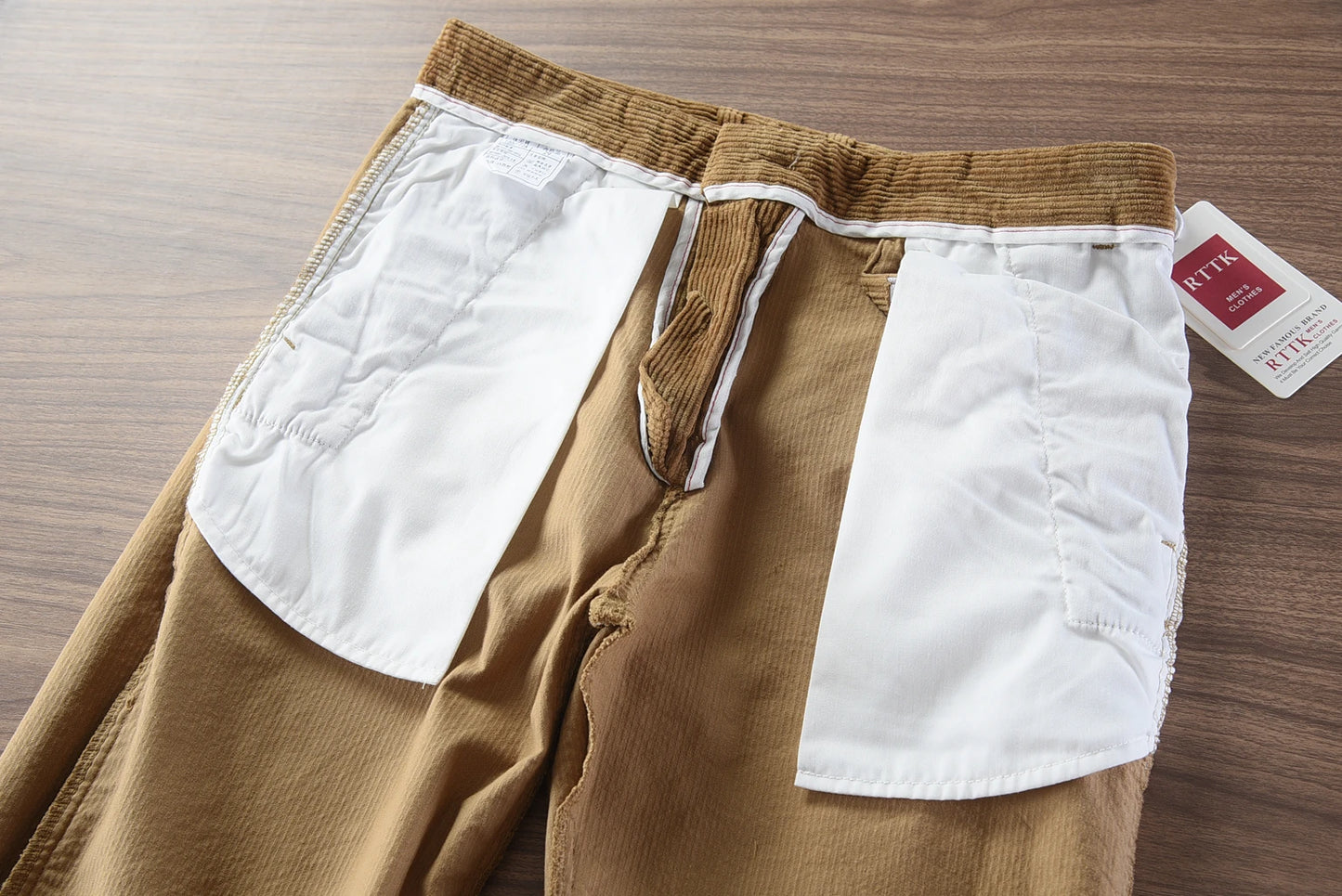 Autumn and Winter New American Retro Heavyweight Solid Color Corduroy Cargo Pants Fashion Straight Cotton Washed Casual Trousers