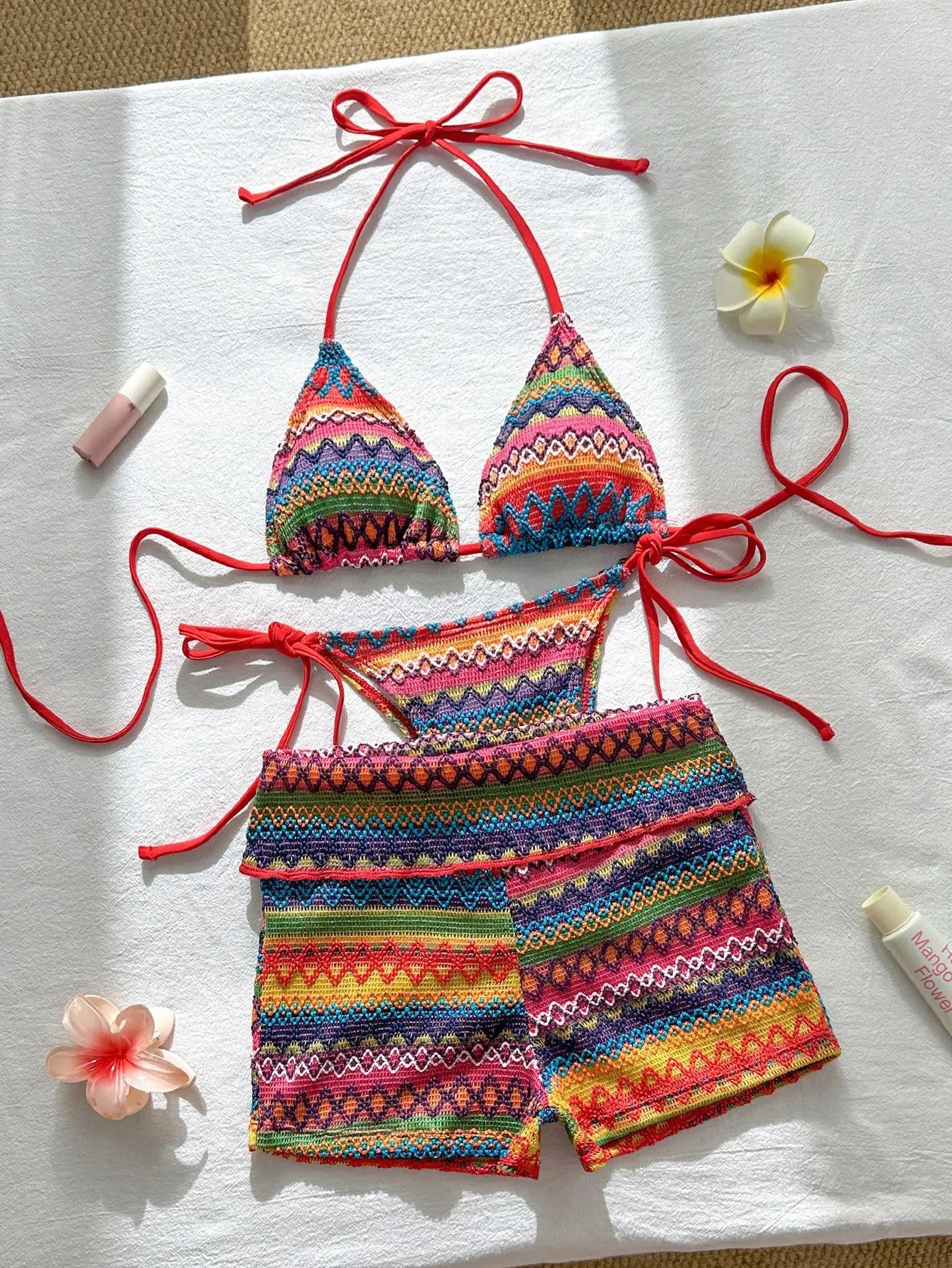 Swimwear Woman Swimsuit Sexy Bikini New Push Up Bikinis Set Brazilian Bathing Suit Women Beachwear Biquini 3 Piece Suits