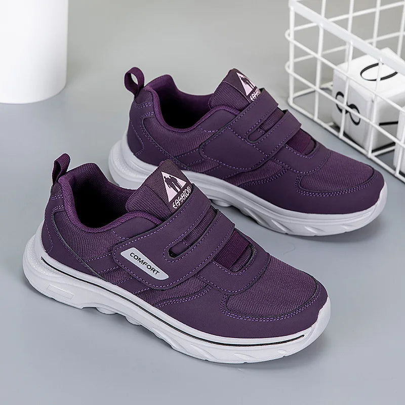 Diabetic Shoes for Elder Women Men Orthopedics Feet Swollen Adjustable Casual Sneakers Walking Shoe Elderly Foot Pain Relief