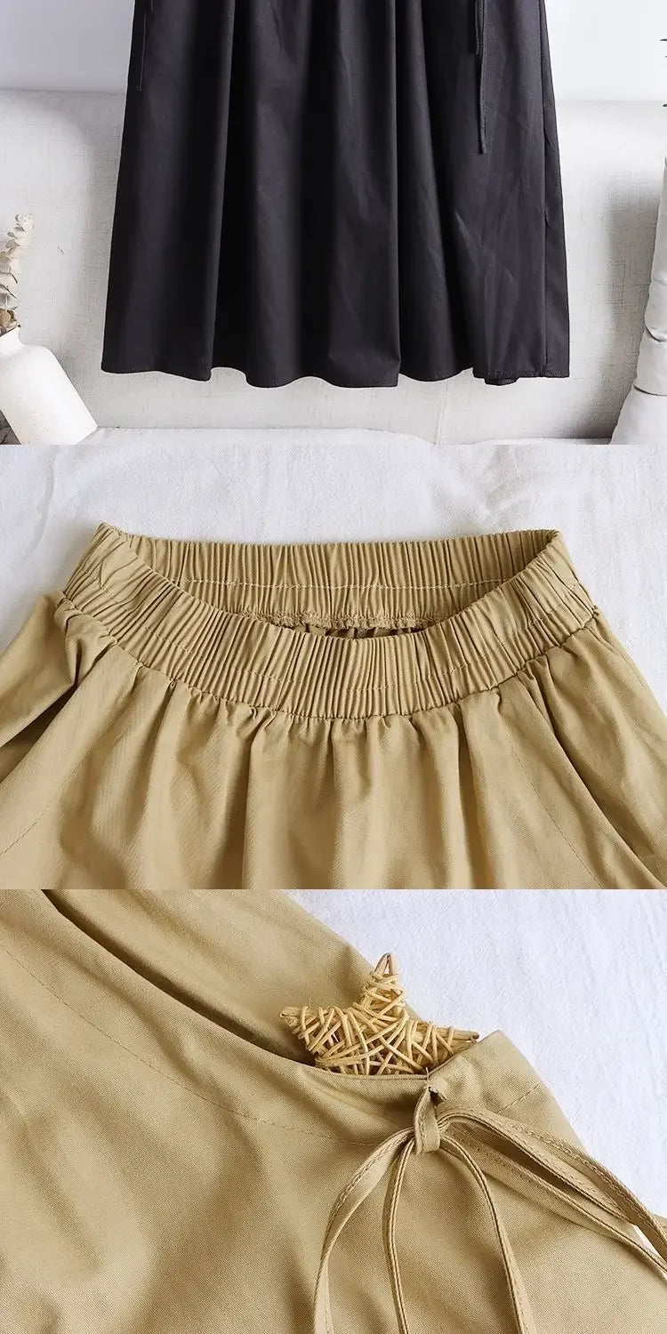 Female Skirts Korean Style A Line Women's Skirt Stylish Harajuku Premium Fashion Chic and Elegant Streetwear Modest Aesthetic V