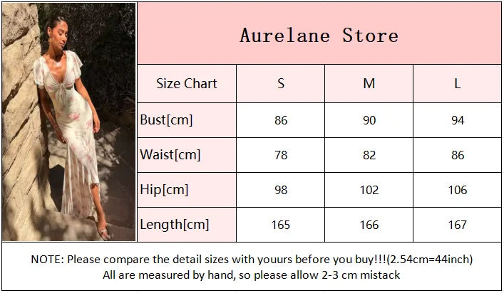 Women Elegant Printed Fishtail Dress Sexy V-neck Short Sleeve Waist-cinching Pleated Slim Maxi Dresses 2026 Lady Vacation Robe