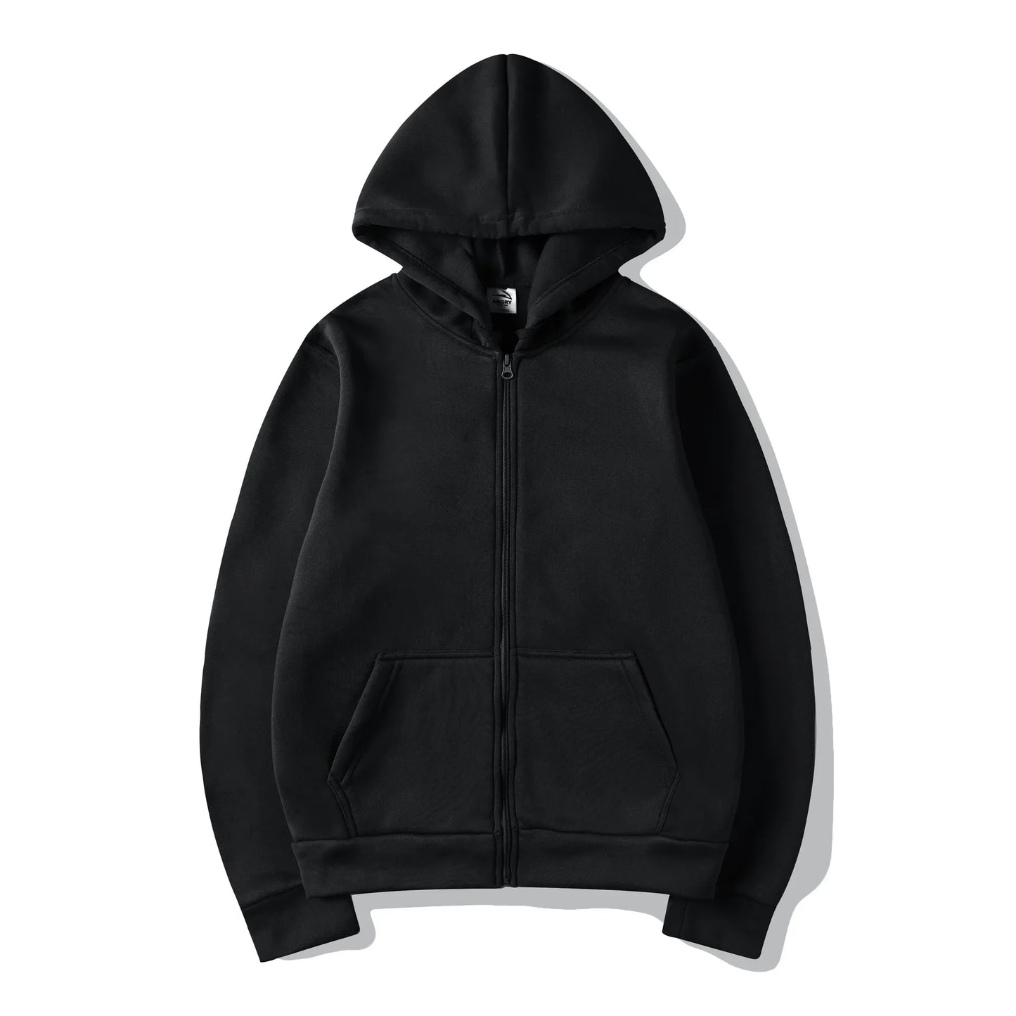 Men's and Women's Universal Warmth Trendy Zippered Hooded Sweatshirt - Fall/Winter Style - Men's - New Long-Sleeved Hooded Sport BAZAARHUBO