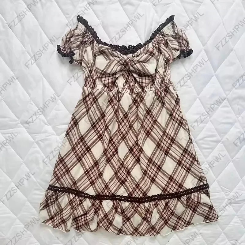 NEW Rock Goth Hip Hop Y2K Dress Frock Streetwear High Street Fashion Sexy Jersey Dress Classic Minimalist Yarn Skirt Casual
