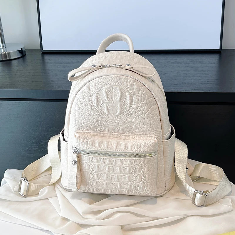 Women's Backpack Ladies Big Bagpack for Teenager Girl PU Leather Large Capacity Shoulder Bags for Women 2024 Mochilas Feminina