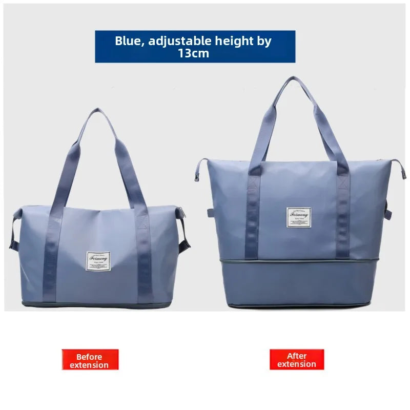 Large Capacity Casual Handbag for Men And Women Student Clothing Storage Bag Maternity Bag Travel Bag Polyester Material