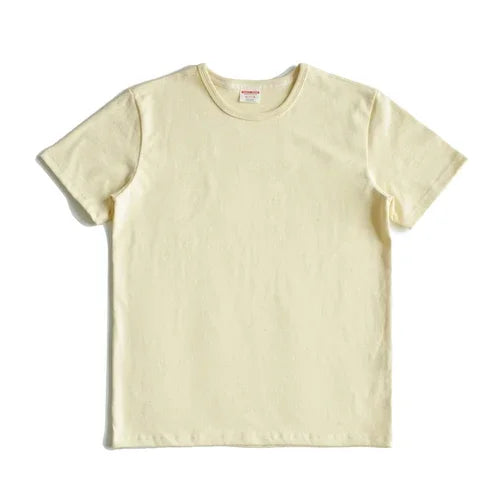 Saucezhan Tops & Tees Men's T-shirt Summer Short Sleeve 5 Colors Pure Cotton  Anti-deformation Double-woven fabric 340g