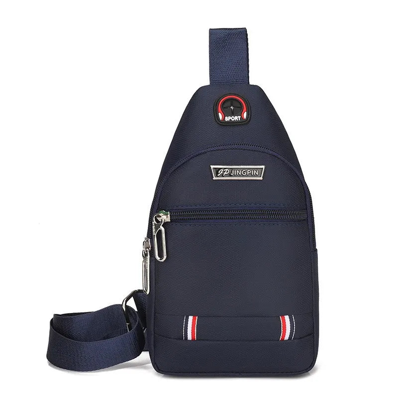 Oxford Men Chest Bag Crossbody Single Shoulder Travel Handbag Fashion Chest Bags New Style Big Capacity Chest Men Bag