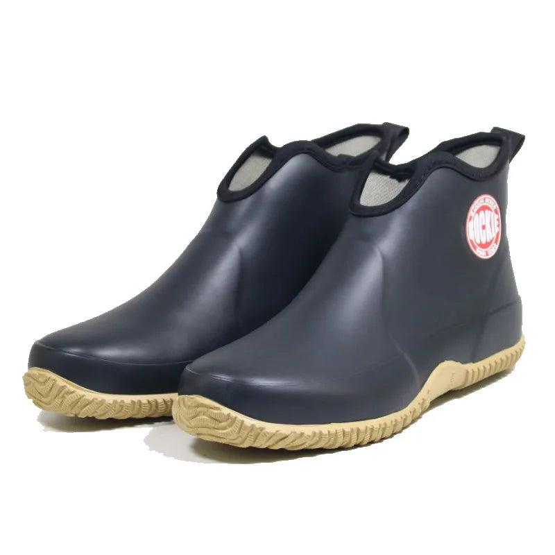 Men's Non-Slip Rain Boots Waterproof Rubber Ankle Boots Outdoor Leisure Fishing Boots Student Rain Boots Platform Boots 장화 2023